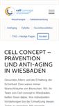 Mobile Screenshot of cell-concept.de