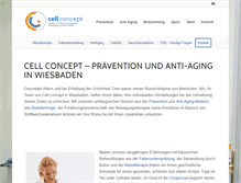 Tablet Screenshot of cell-concept.de